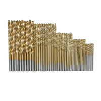 10*1mm+10*1.5mm+10*2mm+10*2.5mm+10*3mm High Speed Steel Drill Bit Straight Shank Twist Drill Bit Tool Set
