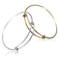 10/20 pcs argent plaqué extensible réglable en vrac fil enroulé bracelet bracelet