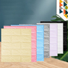 10/20 pièces papier peint multicolore auto-adhésif mur mousse collante brique 3D Texture papier peint