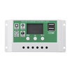 10/20/30A 12V 24V Contrôleur de charge de panneau solaire double USB automatique Batterie Adaptateur de chargeur LCD