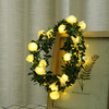 10/20/40 LED USB alimenté artificielle Rose fleur fée lumières chaîne fête de mariage maison décor de noël