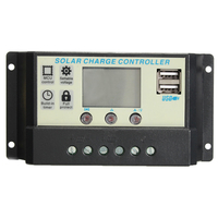 10/20A Panneau solaire automatique 12/24 V Batterie Contrôleur de charge régulateur PWM Batterie Chargement
