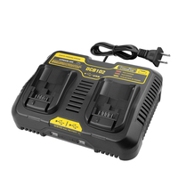 10.8V-20V Dual Twin Port Li-Ion 3A Rapid Batterie Chargeur pour DCB105 DCB101 DCB102 DCB112 DCB205
