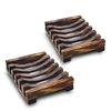 10.8x8x2.5cm main -savon de bain évier éponge vendeuses de porte en bois en rack