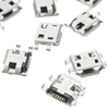 10Pcs Micro USB Type B Femelle 5Pin Socket 4Legs SMD SMT Connecteur de soudure