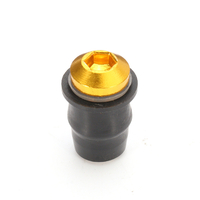 10pcs moto m5x15mm pare-brise pare-brise carénage écrou boulon vis or