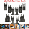 10pcs Multitool Saw Accessoires De Lame Pour Dewalt Stanley Noir et Decker Bosch Multitool