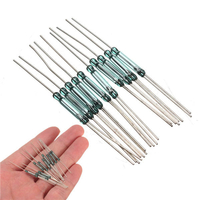 10pcs N / ON / C SPDT commutateur magnétique commutateurs Reed commutateur 2.5x14mm