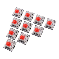 10PCS Pack 3Pin Gateron Linéaire Commutateur Rouge À Clavier Commutateur pour Clavier De Jeu Mécanique