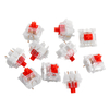 10PCS Pack 5 broches Gateron interrupteur rouge silencieux interrupteur mécanique pour clavier de jeu mécanique