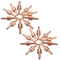 10Pcs Plasma Cutter Electrodes consommables pour LG-40 PT-31 Torche de coupe CUT40 CUT50