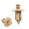 10pcs plastique clip panneau de fixation voiture attache clip porte beige pour VOLVO C70 / S60 / S80 / V70