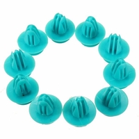 10pcs porte garniture moulures de panneau clips pour toyota scion 9046710188 nouveau vert