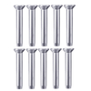 10pcs poteau en métal main-sertissage acier inoxydable Stemball Swage 1/8 "vis de rampe de câble