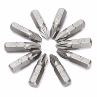 10pcs PZ2 25mm embouts de tournevis à tête hexagonale outil électrique magnétique