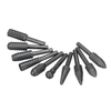 10Pcs Rotary File Rasp Set 6mm Shank Fichiers rotatifs Burr Cutters Woodworking Sculpter des morceaux