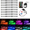 10pcs sans fil RGB IR / RF Multi-Color LED Light Strips Télécommande Neon Atmosphere Lamp