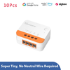 10Pcs Sonoff ZBMINI L2 Smart Zigbe3.0 Switch No Neutral Required Intelligent Two-way Control Relay Module Timer Voice Co