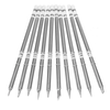 10PCS T12Lead-free Alloy Stainless Steel Color Soldering Iron Tips Set