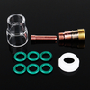 10Pcs TIG Soudage Torch Stubby Gaz Lentille 12 Pyrex Tasse Kit pour WP-17/18/26 2 / 32inch