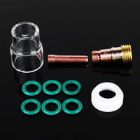 10Pcs TIG Soudage Torch Stubby Gaz Lentille 12 Pyrex Tasse Kit pour WP-17/18/26 2 / 32inch
