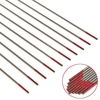 10pcs WT20 1.0x175mm soudage TIG électrodes de tungstène embouts rouges jeu de tiges