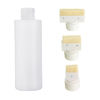 10pcs 120ml colle bouteille PE bouteille en plastique épaule plate 2/3 / 5mm couvercle en plastique tête de feutre de la