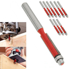 10pcs 1/4 pouce Fin Double Flûte En Bois Bord Bord Flush Trim Routeur Peu Roulement Cutter