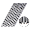 10pcs 150mm SQ2 Embout Carré De Tournevis Embouts Set S2 En Acier 1/4 Pouce Hex Shank Magnétique Pour Pocket Hole Jig Ou