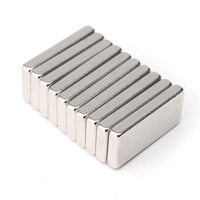 10pcs 20mmx10mmx3mm N50 blocs à aimants rectangulaires