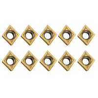 10Pcs CCMT09T304 CCMT32.5 Inserts de carbure pour tour d