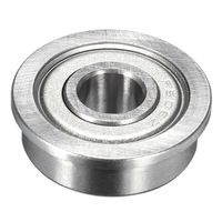 10pcs F606ZZ Roulements à billes 6x17x6mm Flange Taille 19x1.2mm