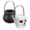 10pcs Halloween Chaudron Sorcière Crâne Multi Purpose Titulaire Bonbons Planteur Pot Party Décorations