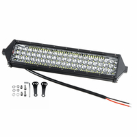 10V-30V 402W 134 LED 10 pouces à trois rangées LED Phares de travail Barre de faisceau pour Spot Offroad Truck Boat 6000