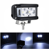 10V-30V 60W 3 pouces LED Barre de feux de travail Blanc Bleu Combo Beam Driving Fog Lamp pour Offroad Truck Boat