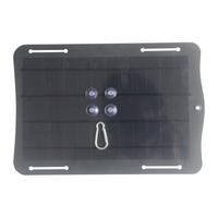 10W 5V Monocrystalline Solar Panel Charger 21.5% High Conversion Efficiency Portable USB Output for Phone Fast Charging