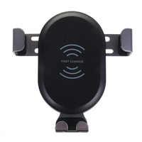 10W QI sans fil de liaison de gravité de charge rapide deux dans One support de sortie dair de chargeur de voiture