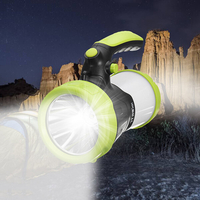 10W rechargeable tournant LED lanterne de camping 6000mAh lumière de randonnée durgence avec 4 modes