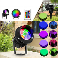 10W RVB LED lampe de jardin pelouse de chemin de jardin de mur de jardin extérieur de paysage dinondation