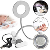 10W X8 Lampe Loupe Bureau Table Top Verre Beauté Nail Salon Tatouage Loupe Lumière
