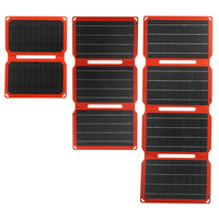 10W/21W/28W panneau solaire sac de charge pliant solaire chargeur de téléphone portable Portable ETFE tout-en-un sac pli