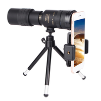 10X-300X40mm High Zoom BAK4 Monocular Professional Long Range Telescope Low Light Night Vision Outdoors Camping Hiking S