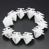 10x porte extérieure bosse garniture clips bande de frottement pour Peugeot Citroën 