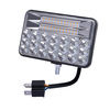 10x16CM LED travail lumière voiture H4 phare conduite lampe de brouillard double couleur pour JEEP camion remorque tout-