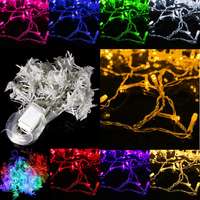 10x3M En Plein Air 1000 LED Rideau De Noël Fée Lumière Chaîne De Mariage De Noël Décor De Vacances AC220V