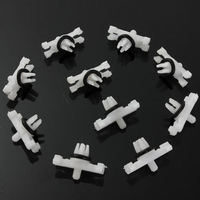 10xCar toit pluie gouttière moulures garnitures clips de fixation pour BMW E46