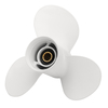 11 3/8 x 12G Aluminium Bateau prop Hélice Moteur Hors-bord 3 Lames pour Yamaha 40 50 Moteurs 60hp