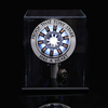 1:1 Échelle MK2 Noyau assemblé DIY Tony Arc Reactor LED Kit de lampe avec couvercle de présentoir