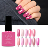 11 couleurs princesse rose vernis à ongles gel tremper UV gel Colorful vernis bricolage nail art longue durée