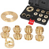 11 PCS Brass Router Template Bushing Guide Set Fit Any Router Sub-base of the Porter Electric cable style Precise Enduri